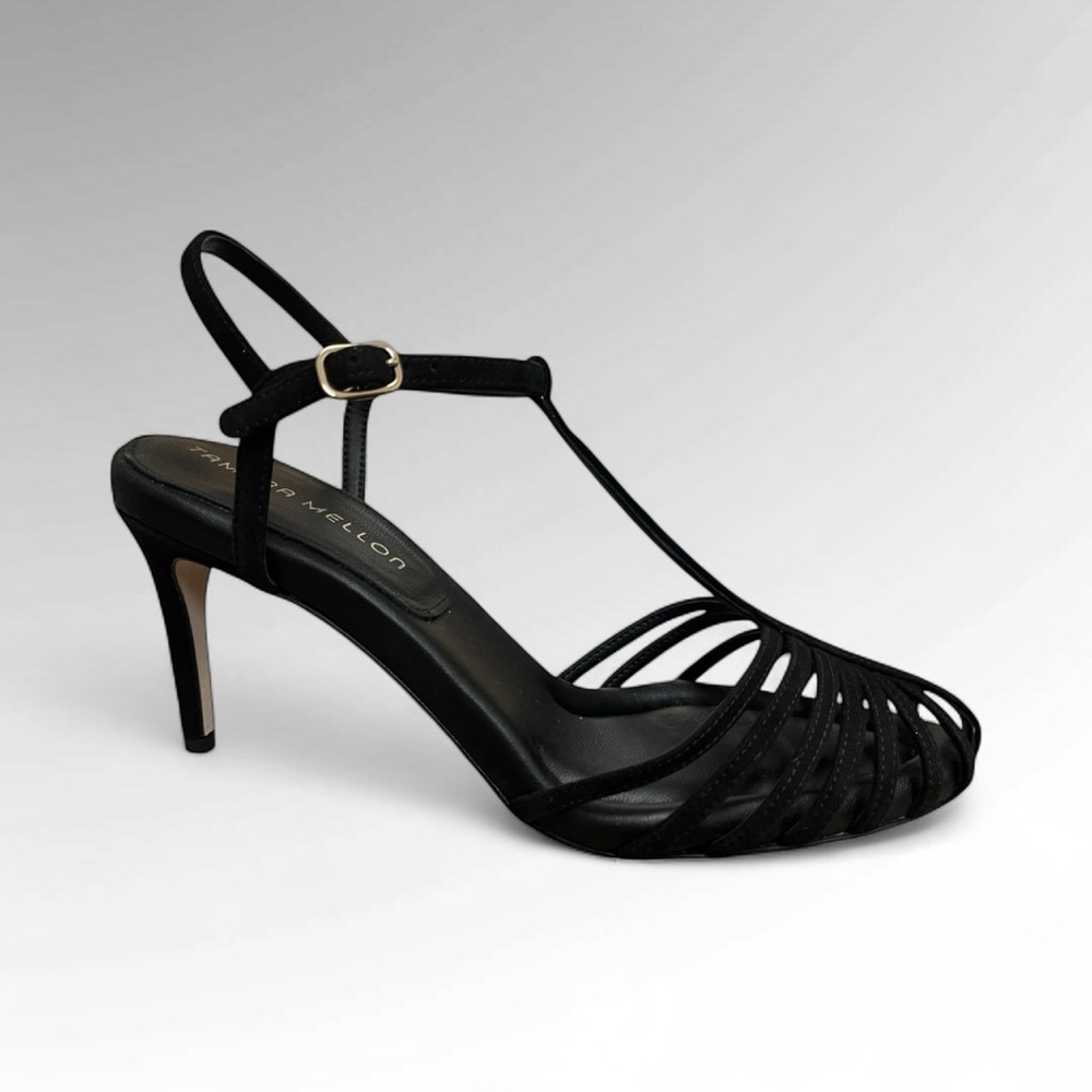 BNIB 📦Tamara Mellon Studio 54 T-Strap Black Sandal